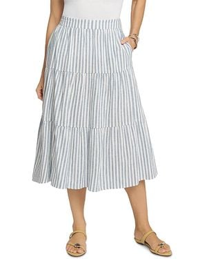 Matty M Emory Tiered Skirt - White