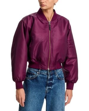 Anine Bing Leon Bomber Jacket - Red