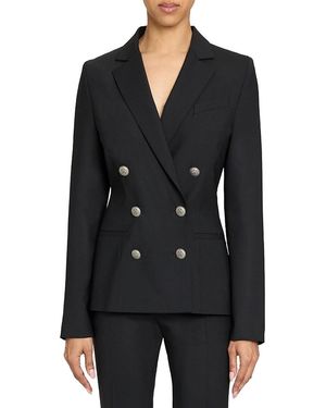 Santorelli Quinn Double Breasted Jacket - Black
