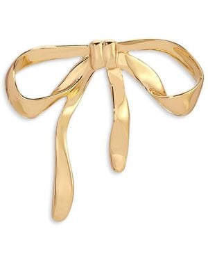 Ettika Bow Organica Brooch - Metallic