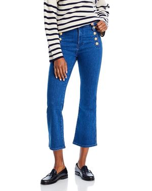 10 Crosby Derek Lam Robertson Cropped Flare Leg Jeans - Blue