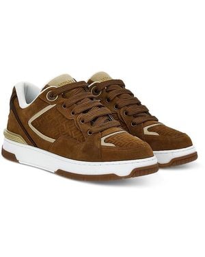 Versace Suede Sneakers - Brown
