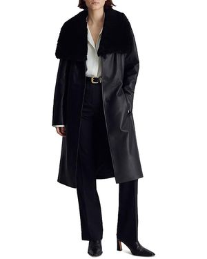 Dawn Levy Nina Leather Coat - Black