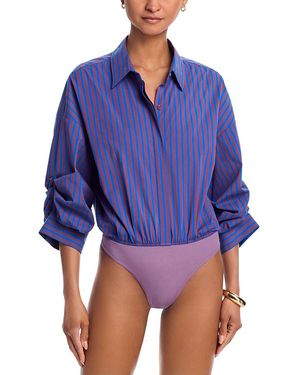 STAUD Traverse Bodysuit - Blue