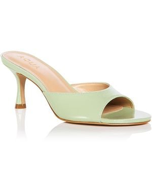 Aqua Shrn Sandals - Metallic