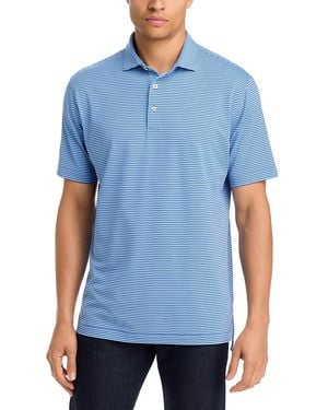 Peter Millar Hales Performance Jersey Polo - Blue