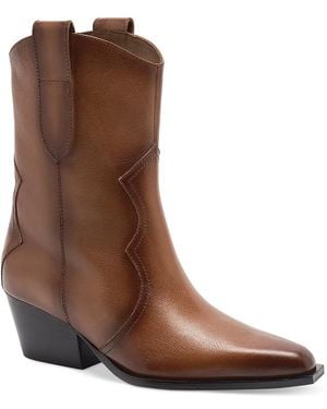 Free People Cat Nap Cowboy Boots - Brown