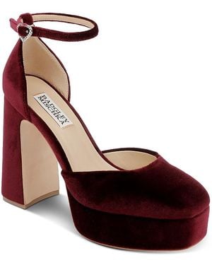 Badgley Mischka Jayda Platform Pumps - Red