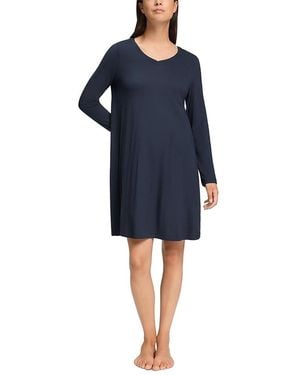 Hanro Sleep & Lounge Nightgown - Blue
