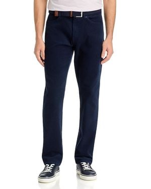 Peter Millar Classic Comfort Corduroy Five Pocket Relaxed Fit Pants - Blue
