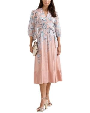 Phase Eight Alison Floral Dress - Pink