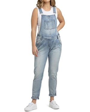 Ripe Maternity Denim Overalls - Blue