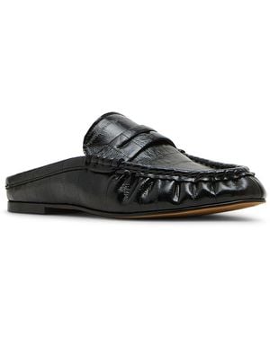 Steve Madden Rafe Penny Loafer Mules - Black