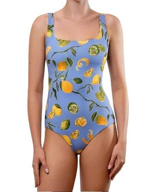 Hermoza Janece Reversible One-Piece Swimsuit - Blue