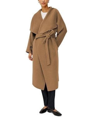 Rails Celeste Belted Wrap Coat - Natural