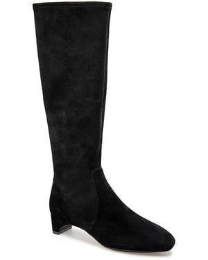 Gentle Souls Namaste Stretch Suede Knee High Boots - Black