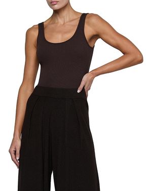 L'Agence Nica Tank Top Bodysuit - Black