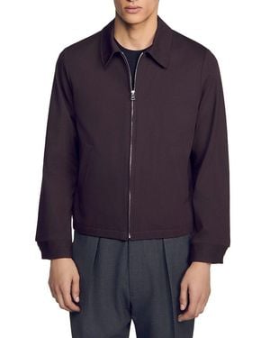 Sandro Cotton Jacket - Blue