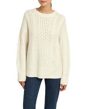 Hobbs Nell Cable Sweater - Natural