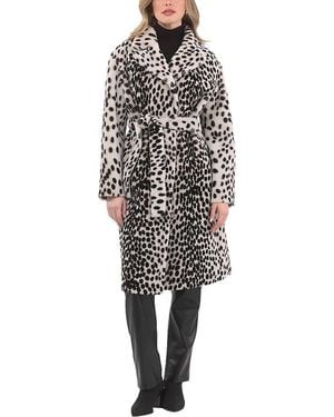Gorski Reversible Select Shearling Lamb Short Coat - Black