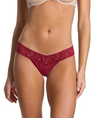 Hanky Panky Signature Low Rise Thongs - Red