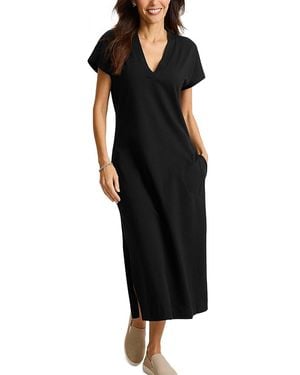 Tommy Bahama Islandscape Jersey Midi Dress - Black