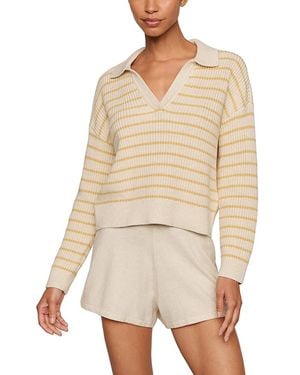 Eberjey Fine Gauge Sweater Shorts - Natural