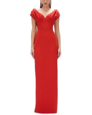Rachel Gilbert Myra Gown - Red