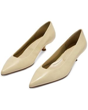 Aeyde Cari Pointed Pumps - Natural