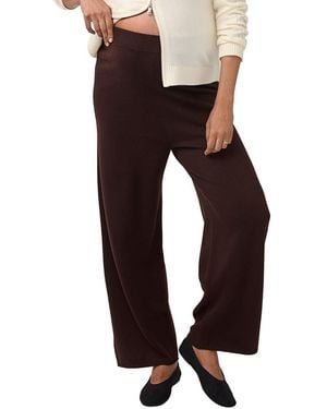 Ingrid & Isabel Wide Leg Sweater Maternity Pant - Multicolor