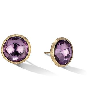 Marco Bicego 18K Jaipur Large Stud Earrings - Purple