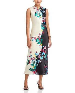 Saloni Olympia Dress - Blue
