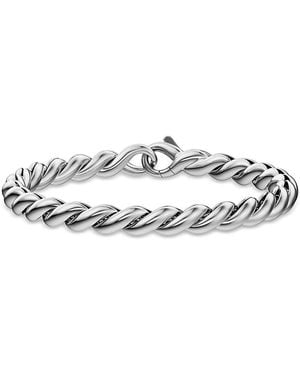 David Yurman Sculpted Cable Chain Bracelet - White