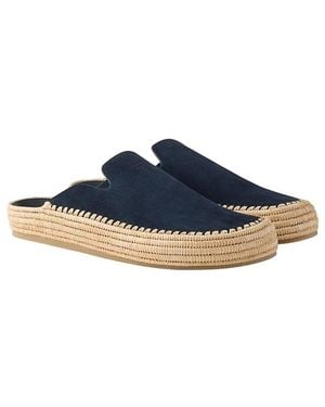 Prada Suede Mules - Blue