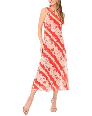 Ted Baker Mariella Floral Sleeveless Mesh Maxi Dress - Red