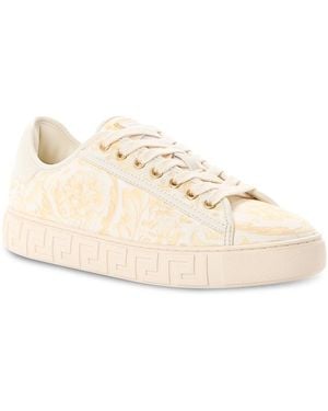 Versace Baroque 92 Fabric Sneakers - Natural