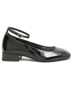 Hobbs Athena Block Heel Shoe - Black