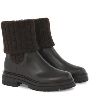 Gianvito Rossi Tenney Booties - Black