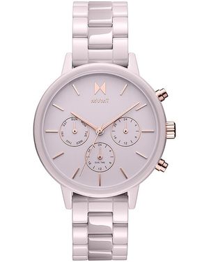 MVMT Nova Ceramic Chronograph, 38Mm - White