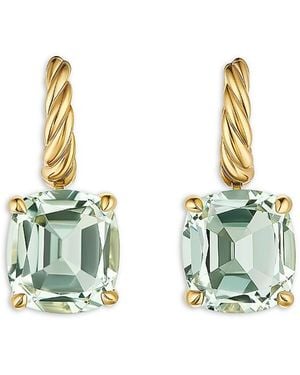 David Yurman Marbella Drop Earrings - Green