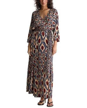 Diane von Furstenberg Ivara Tie Belt Dress - Multicolor