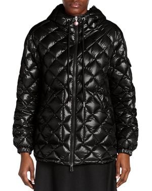 Moncler Quilted Coat - Black