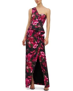 Kay Unger Josephine Column Gown - Red