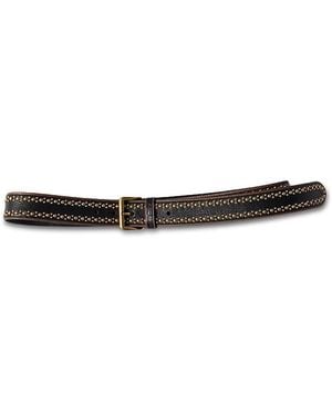 Miu Miu Leather Belt - White