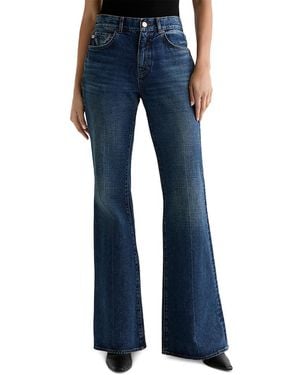 AG Jeans Georgia Mid Rise Flare Jeans - Blue