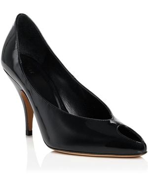 Jude Lyb Peep Toe Pumps - Black