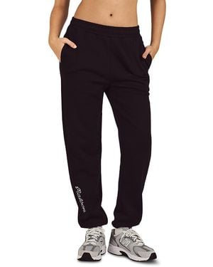 Malbon Delilah Cotton Sweatpants - Blue