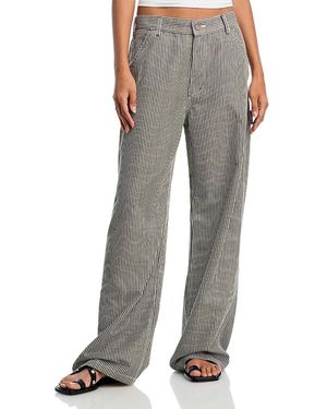 Denimist Teri High Rise Wide Leg Jeans - Gray