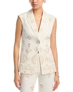 Veronica Beard Townies Vest - Natural