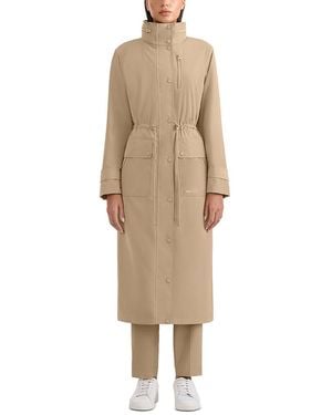 Mackage Magdelena Maxi Rain Jacket - Natural